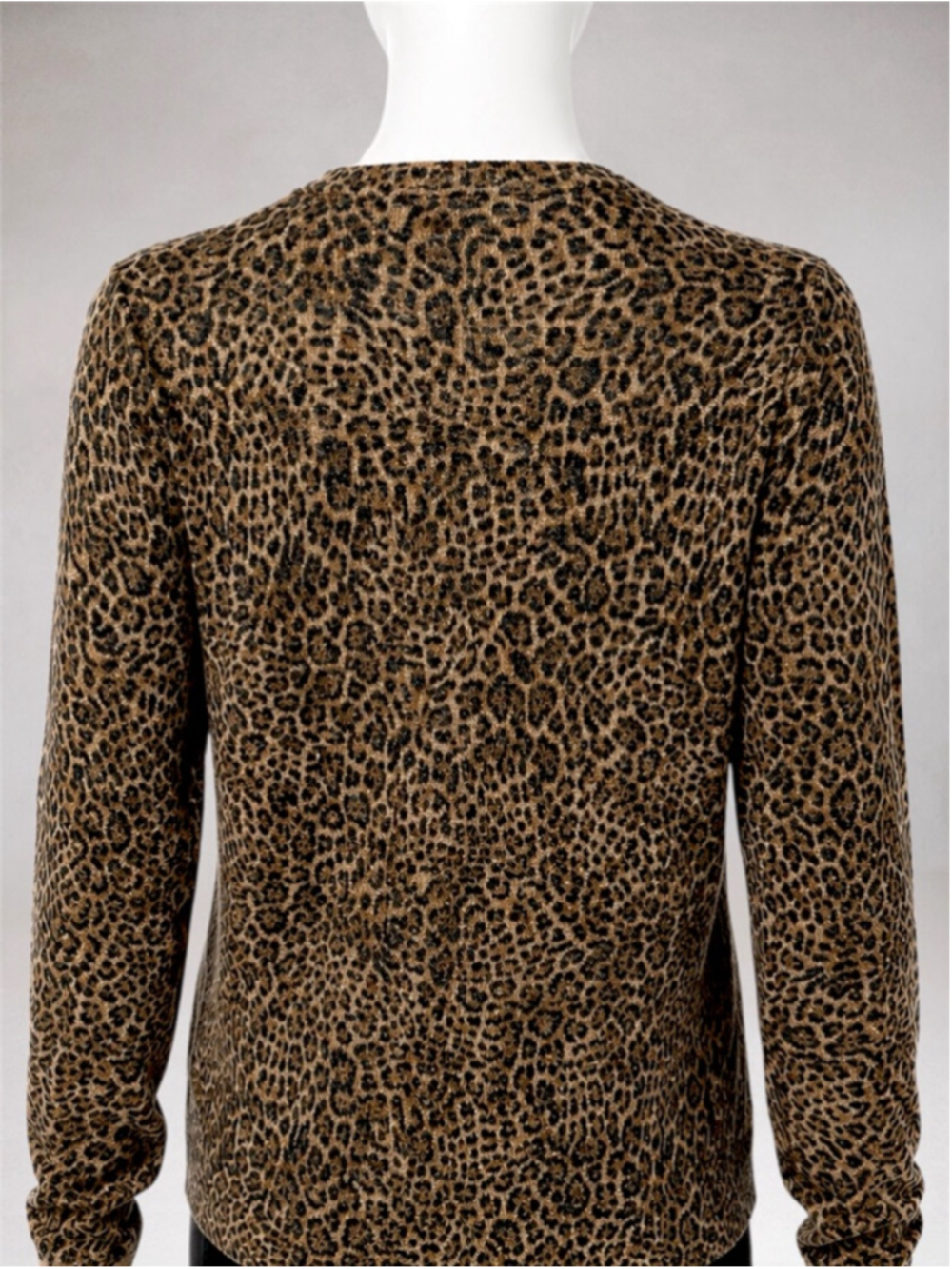 GAP Women’s Leopard Print Button-Front Cardigan Sweater – Size Small T - Picture 10 of 12